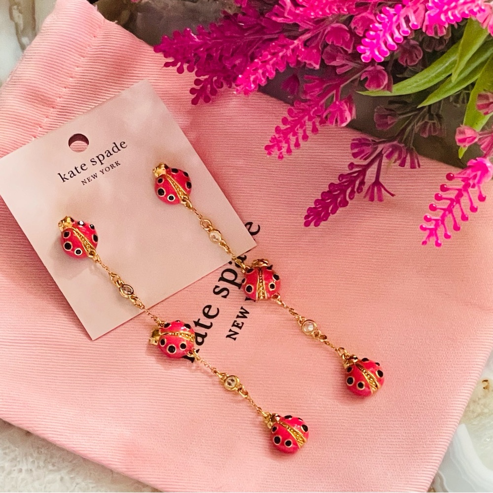 Kate Spade ladybug 🐞 earrings